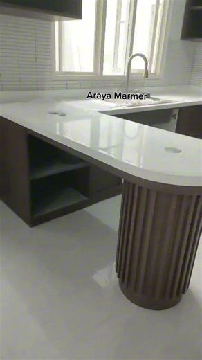 Kitchen set marmer #kitchen #interiordesign #interior #marmer #dapur #fyp #kitchenset