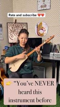 First Time Hearing This 3-String Instrument 😳🔥#firsttimehearing#komuz#worldmusic#traditionalmusic