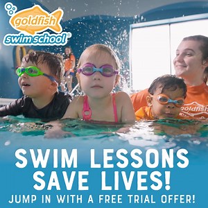 Swim lessons can decrease the risk of drowning by up to 88%. Start your water safety journey with Goldfish Swim School. | Goldfish Swim School - Ann Arbor | Facebook