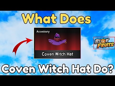 What Does Coven Witch Hat Do In Blox Fruits? | Coven Witch Hat Buff's | Roblox