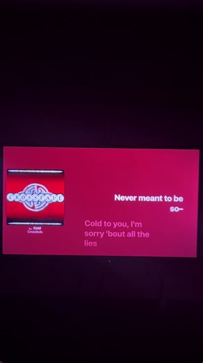 #crossfade #cold #viral #fyp #lyircs