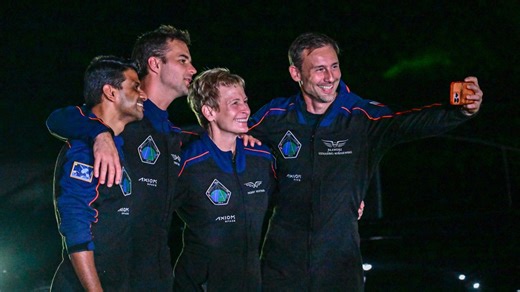 SpaceX launches 4 people into orbit on Axiom Space Ax-4 mission