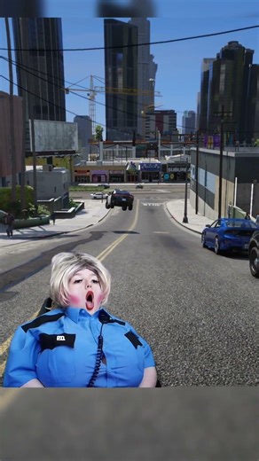 POLICE BRUTALITY CAUGHT IN 4K.. #funny #gaming #twitch #meme #shorts #cars #gta #police #satire