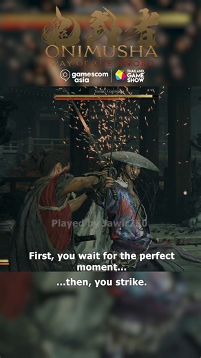 37K views · 68 comments | Satisfying Sword Duel, Parrying, & ISSEN! - ONIMUSHA: Way of Sword Ganryu Boss Fight demo gameplay Onimusha: Way of the Sword Demo Gameplay at @gamescomasia x Thailand Game Show 2025 x @capcomsg @onimushagame: Way of the Sword is scheduled to be released in 2026 for PC, PlayStation 5, and Xbox Series X|S. #onimusha #onimushawarlords #capcom #gamescomasia #gamingreels #gamingclips #gamescomasiaxthailandgameshow #CapcomxGCAxTGS2025 | kendogunsop | Facebook