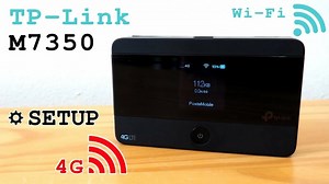 TP-Link M7350 mobile 4G router Wi-Fi • Unboxing, installation, configuration and test