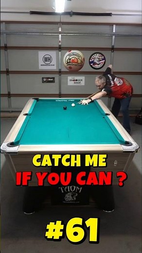 INSANE Catch Me If You Can Pool Trick #8ballpool #skills #viral