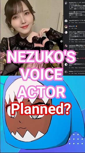 Nezuko's voice actor #nezuko #demonslayer #kimetsunoyaiba
