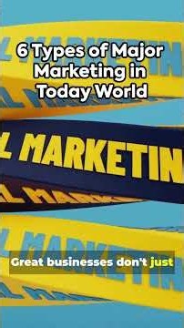 Posting ≠ Marketing: 6 Types of Marketing Every Entrepreneur Should Know