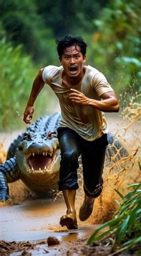 Run or Regret: The Alligator Chase