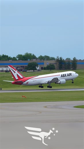 ✈️ ABX Air Boeing 767 Freighter at Cincinnati Airport 🇺🇸 | StrayaAviation