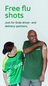 2.1K views · 15 reactions | Grab driver- & delivery-partners, stay protected with free flu shots & spine checks, $5 doctor visits & more medical perks! | Grab | Facebook
