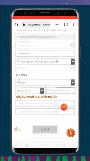 first name in your local language payoneer. #payoneer #shorts