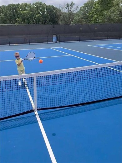 Tennis with 4 Year Old
