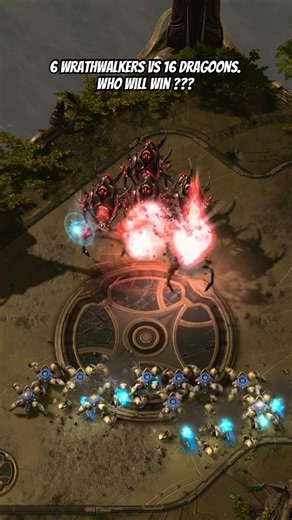 Epic Protoss Face-Off: Wrathwalkers vs Dragoons | Sc2.BattleRumble #rts #starcraft2 #스타크래프트2