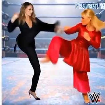 WWE Wrestling Divas Legend Match - Stacy Keiblier VS Kelly Kelly