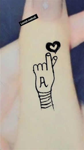 hands tattoos heart fingers tattoo fingers mehndi design #viral #viralvideo #short #shorts #