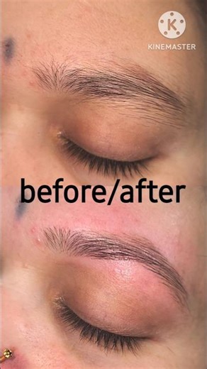 eyebrow transformation |before and after eyebrows