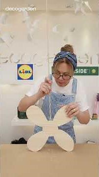 ✨ Cómo hacer flores de madera fáciles y bonitas 🌸 | DIY decoración para tu hogar #diy #decogarden