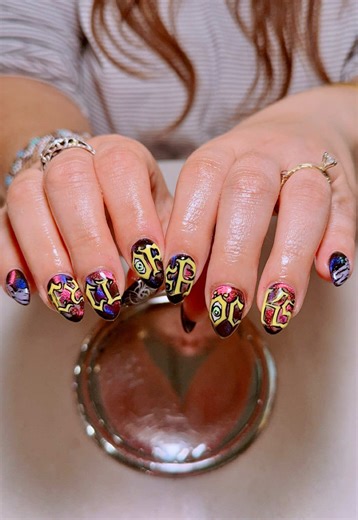 Subtronics Fan Nail Art at Red Rocks