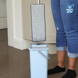 19K views · 97 reactions | Cleaning up has never been easier! 朗 Say goodbye to cleaning hassle with the Mighty Mop - the ultimate home essential! Enjoy the convenience of self-cleaning and self-drying with its absorbent microfibre and 360° swivel head for those hard-to-reach areas! | Must Have Ideas UK | Facebook