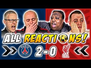 Liverpool and Rivals & Haters Fan Reactions to PSG 2-0 Liverpool | Champions League Fan Reactions