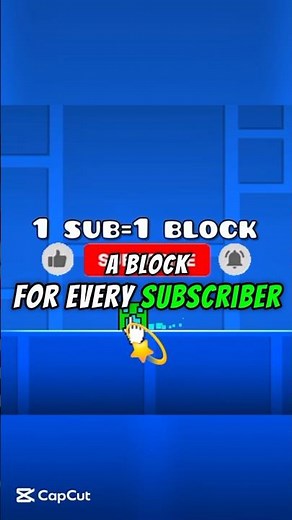 Every SUBSCRIBER Is ONE BLOCK?!🤯