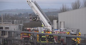 'Highly developed' fire started in meat factory offices