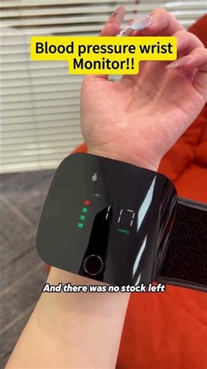 Check Your Blood Pressure in 30 Seconds? This Wrist Monitor Does It All ❤️⚡