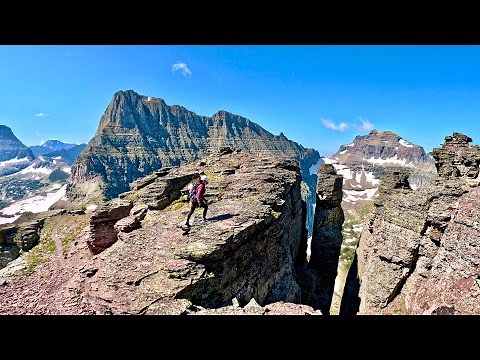 Mount Oberlin from Logan Pass in Glacier National Park