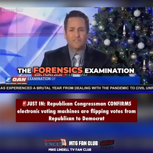 🚨JUST IN: Republican Congressman CONFIRMS electronic voting machines are flipping votes from Republican to Democrat | Mike Lindell TV Fan Club