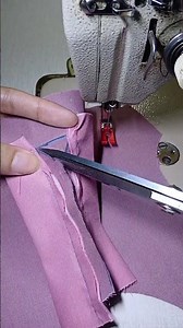 A simple placket sewing technique for a neat finish. Perfect for beginners! #sewingtutorial