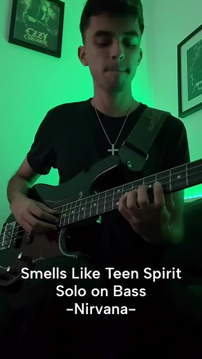 Smells Like Teen Spirit Bass Cover Tutorial