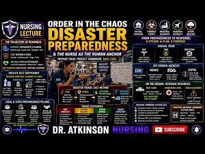 Hospital Disaster Preparedness: HICS, SALT Triage & Crisis Leadership | Dr. Atkinson Nursing (MS2)