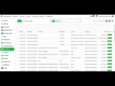 ERP Tutorial Accounting Module!