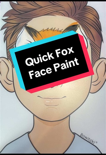 Going to add this cute fox face paint design to my quick public events this year! Trying to change it up! . . . . #facepainter #fox #cuteanimals #fyp #foxfacepaint