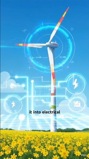 Wind energy = Clean electricity ⚡Sustainable future starts here - How turbines generate electricity