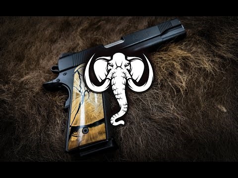 Beautiful 1911 With Genuine Mammoth Ivory Grips