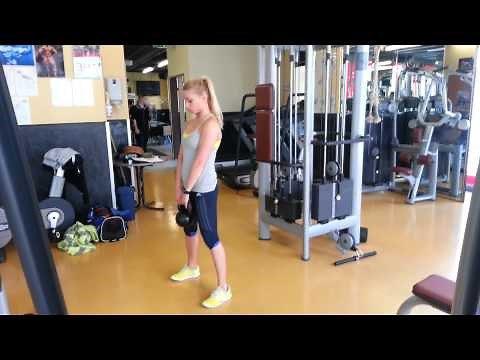Kreuzheben mit Kettlebell