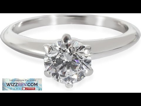 Tiffany & Co. Diamond Engagement Ring in Platinum D IF 1.05 CTW