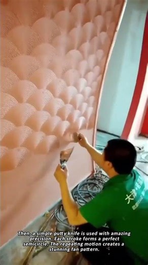 Incredible Skill The Art of Textured Wall Plaster