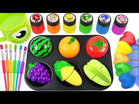 Satisfying Video l DIY How To Make Rainbow Glitter Star Glow DIY Candy with ASMR Super Relax Sounds