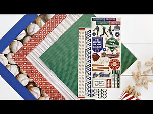 Swing For the Fences with this Baseball Scrapbook Layout