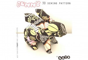 Bunny Sewing Pattern by Numbers PDF – Easy DIY Soft Toy Project for Beginners, Fun Printable Plush Design, Instant Download - Etsy