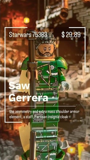 LEGO Minifigure – Saw Gerrera | TOPMIFI 081