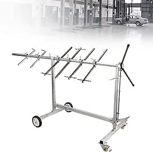 Auto Body Paint Stand Rack, Automotive Spray Painting Rack, Paint Stands Auto Body for Panel Door Hood Holder, Adjustable Rotation, 70kg