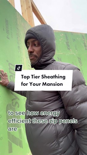 The Zip Sheathing is an exceptional sheathing product. ZIP System R-Sheathing provides a combined R-value of 3.6 or 6.6 on the outside of wall framing in addition to wall cavity insulation. One panel delivers thermal, air, and moisture resistance, while providing strength and durability. It’s the go to for our Luxury Clients. When the quality does not hinder the energy efficiency your getting the best of both worlds. #zipsheathing #zipsystemsheathing #zipsystem #cop27 #energyefficiency #construc