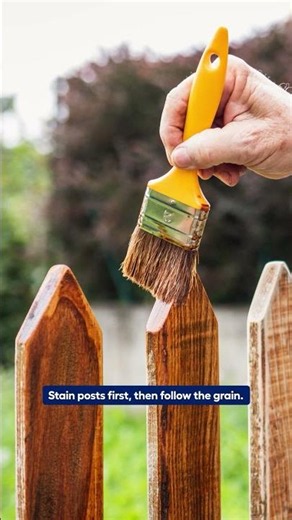 How to Stain or Paint a Fence