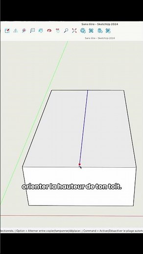 Create a roof on SketchUp