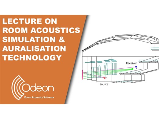 Lecture on room acoustic simulation & sound auralisation technology with ODEON