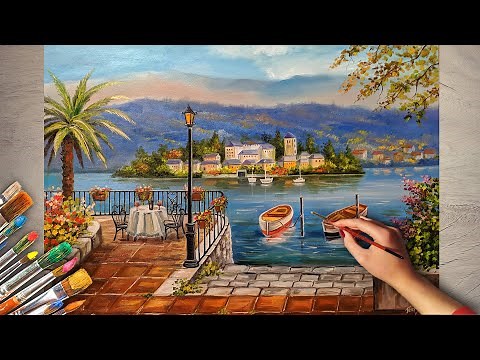 Italy Landscape | Oil Painting